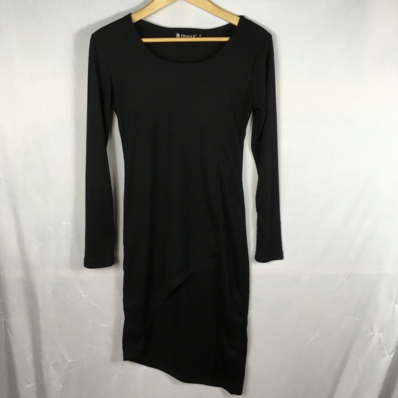 Black Asymmetrical High Low Dresses